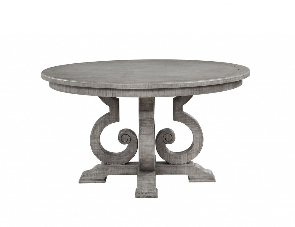 Salvaged Natural Wood Polyresin Dining Table By Homeroots - 347369 | Dining Tables | Modishstore - 3