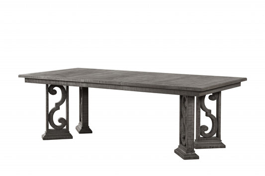 Salvaged Natural Wood Polyresin Dining Table By Homeroots - 347370 | Dining Tables | Modishstore