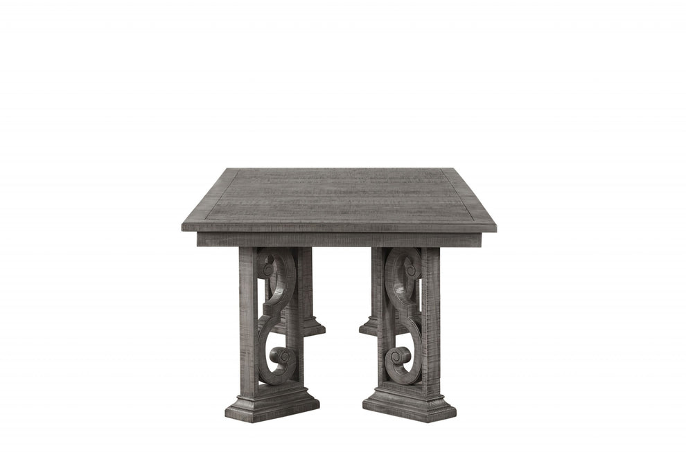 Salvaged Natural Wood Polyresin Dining Table By Homeroots - 347370 | Dining Tables | Modishstore - 3