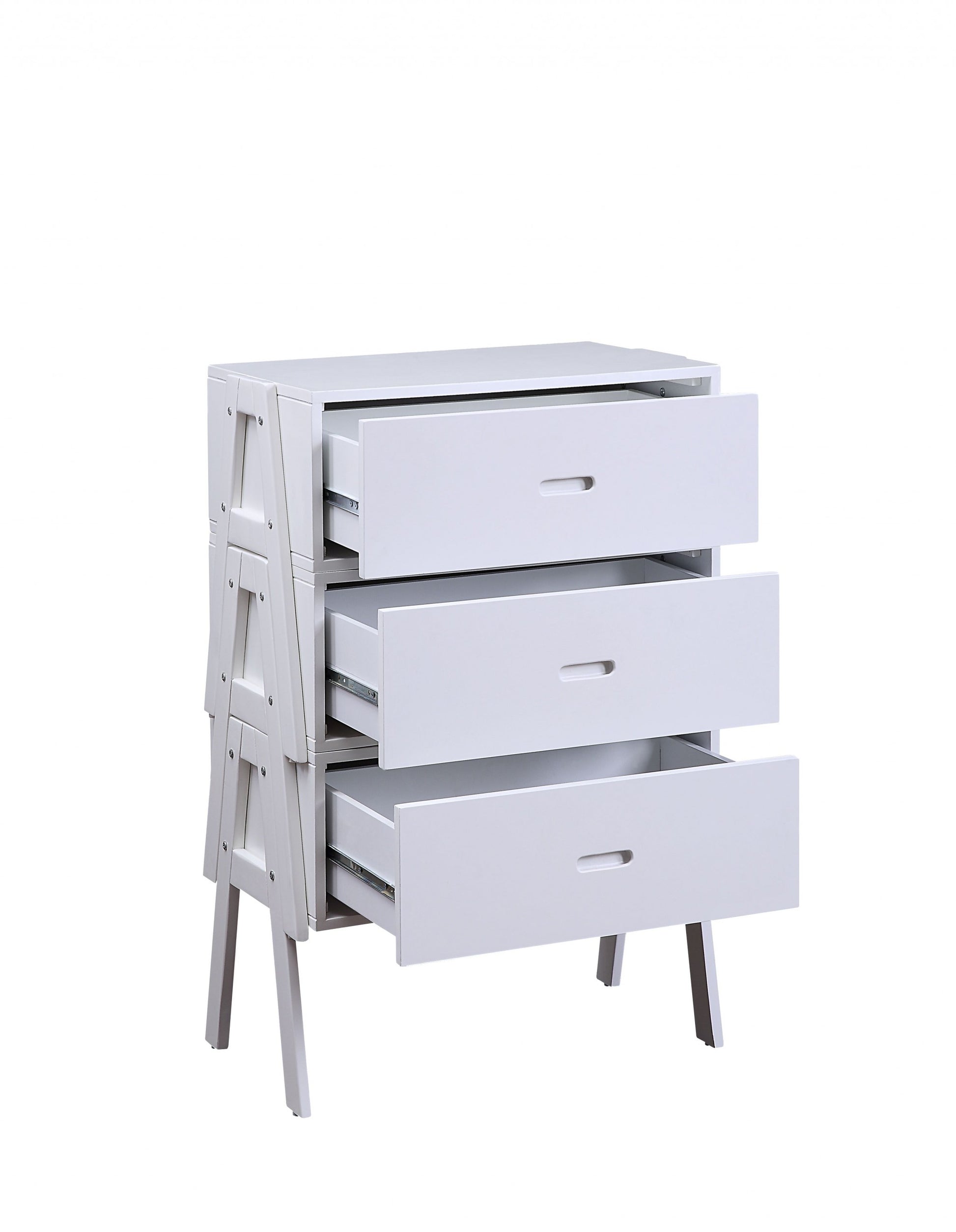 Sleek White Rectangular Convertible Coffee Table By Homeroots | Coffee Tables | Modishstore - 3