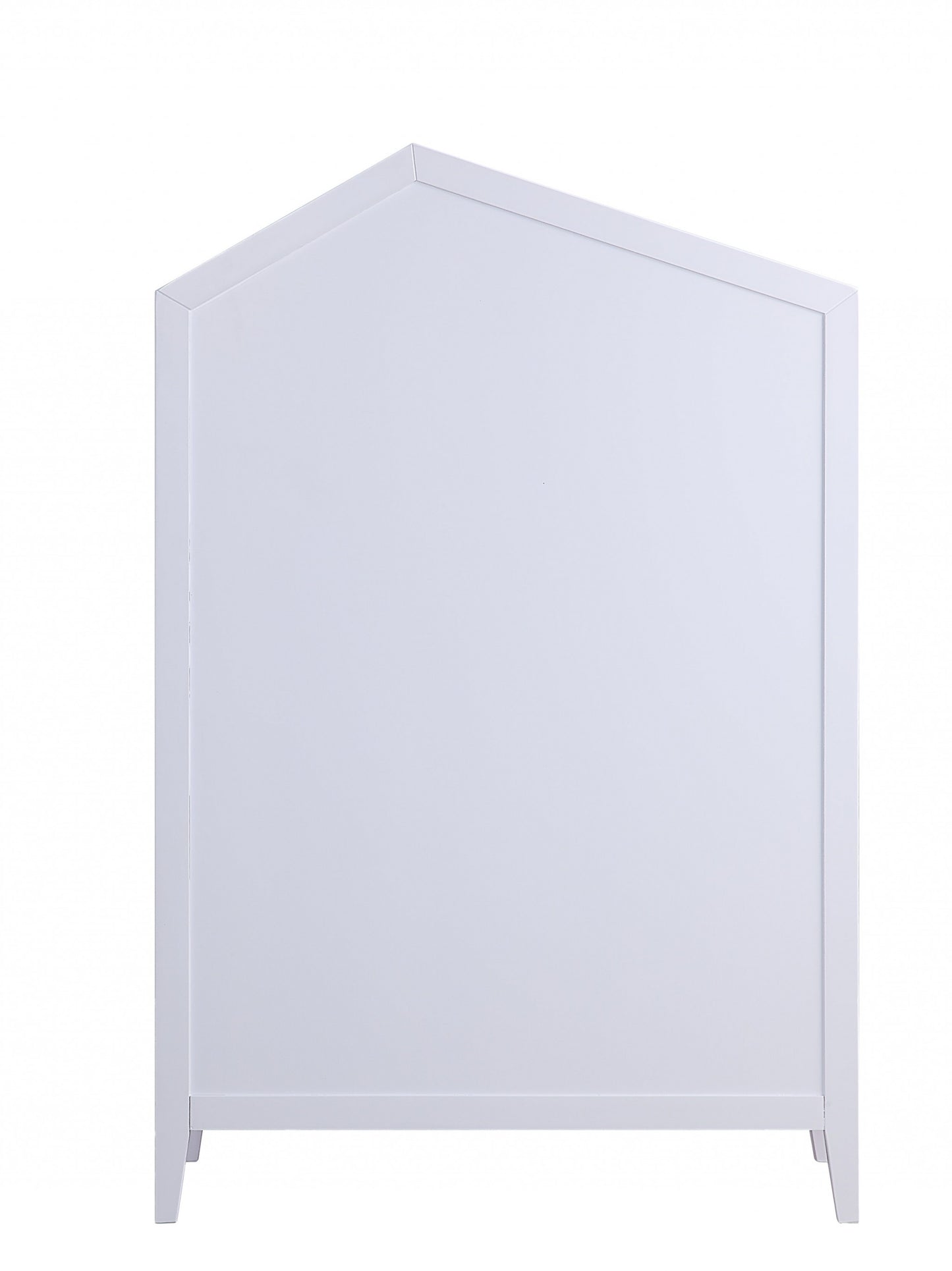 White Pink Wood Bookcase By Homeroots - 347521 | Bookcases | Modishstore - 3