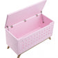 Pink Natural Wood Youth Chest By Homeroots | Drawers | Modishstore - 3