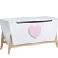 White Pink Wood Youth Chest By Homeroots | Drawers | Modishstore
