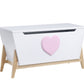 White Pink Wood Youth Chest By Homeroots | Drawers | Modishstore - 2