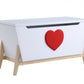 White Red Wood Youth Chest By Homeroots | Drawers | Modishstore