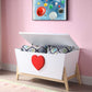 White Red Wood Youth Chest By Homeroots | Drawers | Modishstore - 3