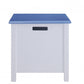 White Blue Wood Youth Chest By Homeroots | Drawers | Modishstore - 3