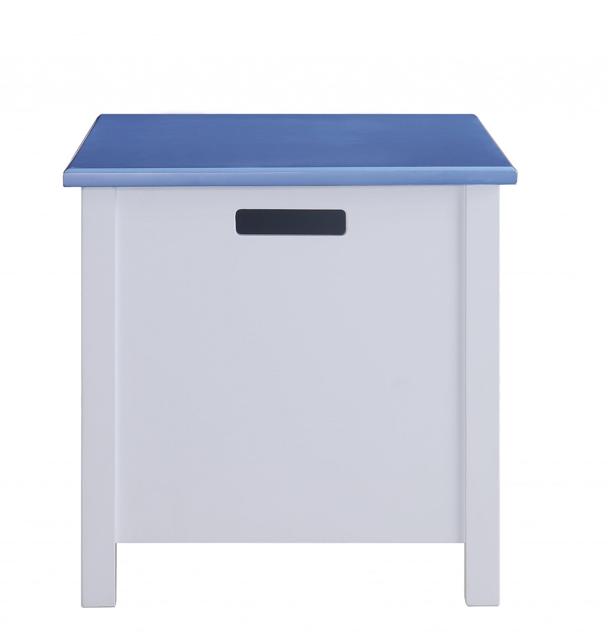 White Blue Wood Youth Chest By Homeroots | Drawers | Modishstore - 3