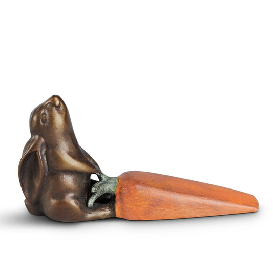 Rabbit and Carrot Doorstop By SPI Home | Sculptures | Modishstore