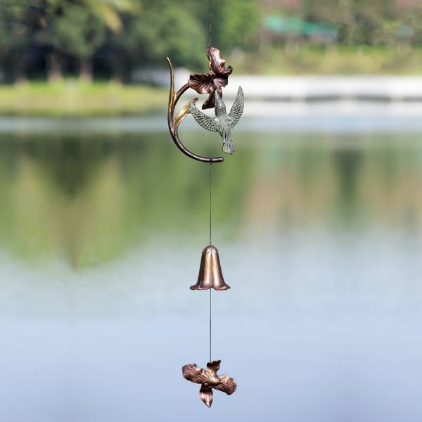 Feeding Hummingbird Wind Bell By SPI Home | Decor | Modishstore