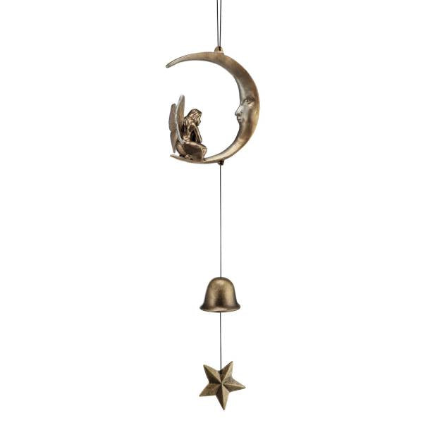 Moon and Fairy Wind Bell By SPI Home | Decor | Modishstore-2
