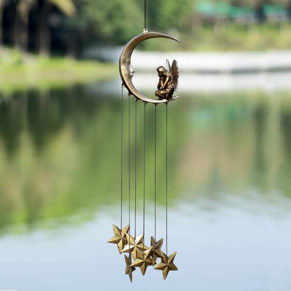 Moon and Fairy Wind Chime By SPI Home | Decor | Modishstore