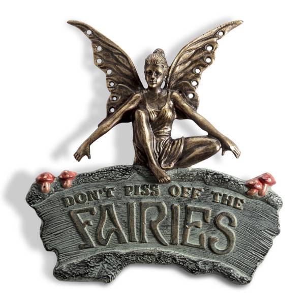 Cautionary Fairy Garden Wall Plaque By SPI Home | Wall Decor | Modishstore-3