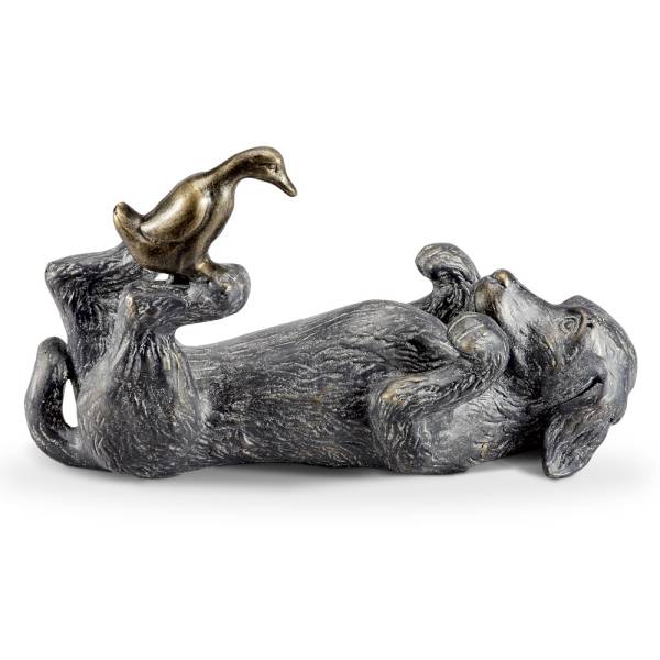 Puppy Play Garden Sculpture By SPI Home | Garden Sculptures & Statues | Modishstore-3