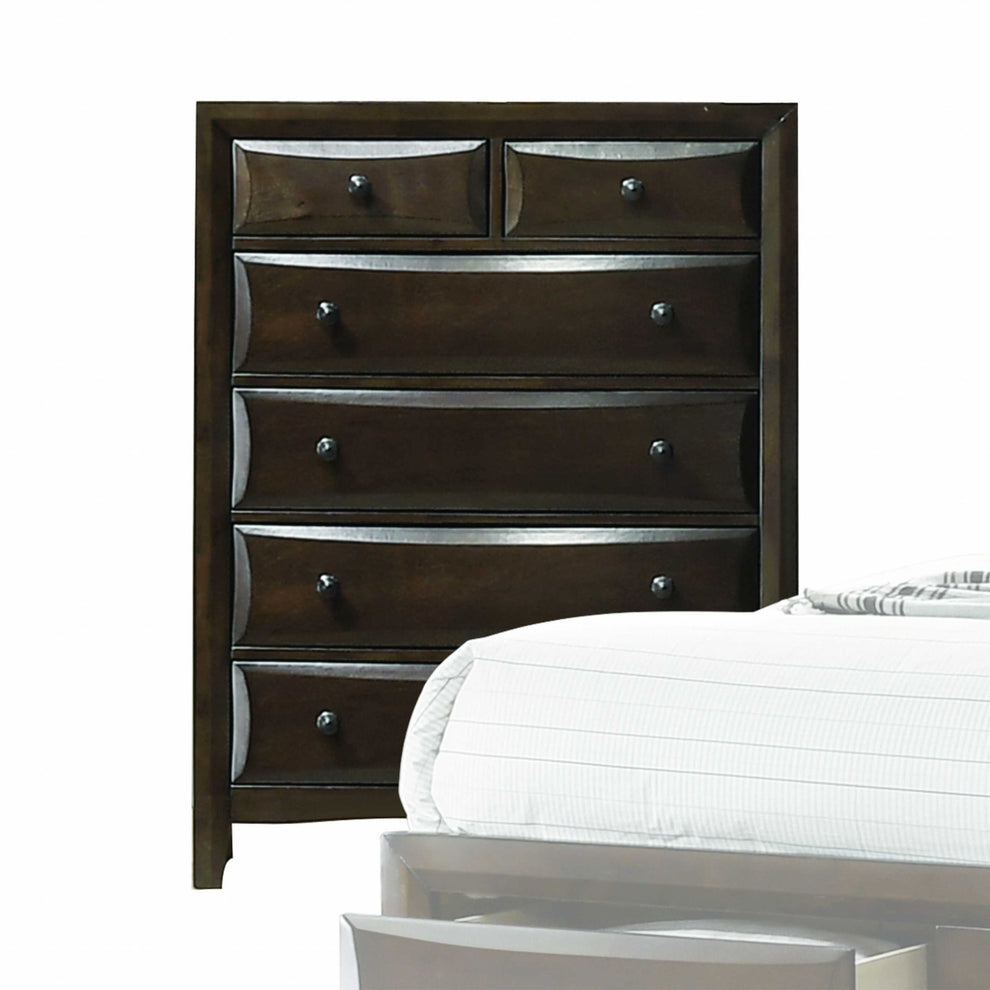 Walnut Wood Chest By Homeroots - 348191 | Drawers | Modishstore - 2