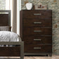 Walnut Wood Chest By Homeroots - 348193 | Drawers | Modishstore