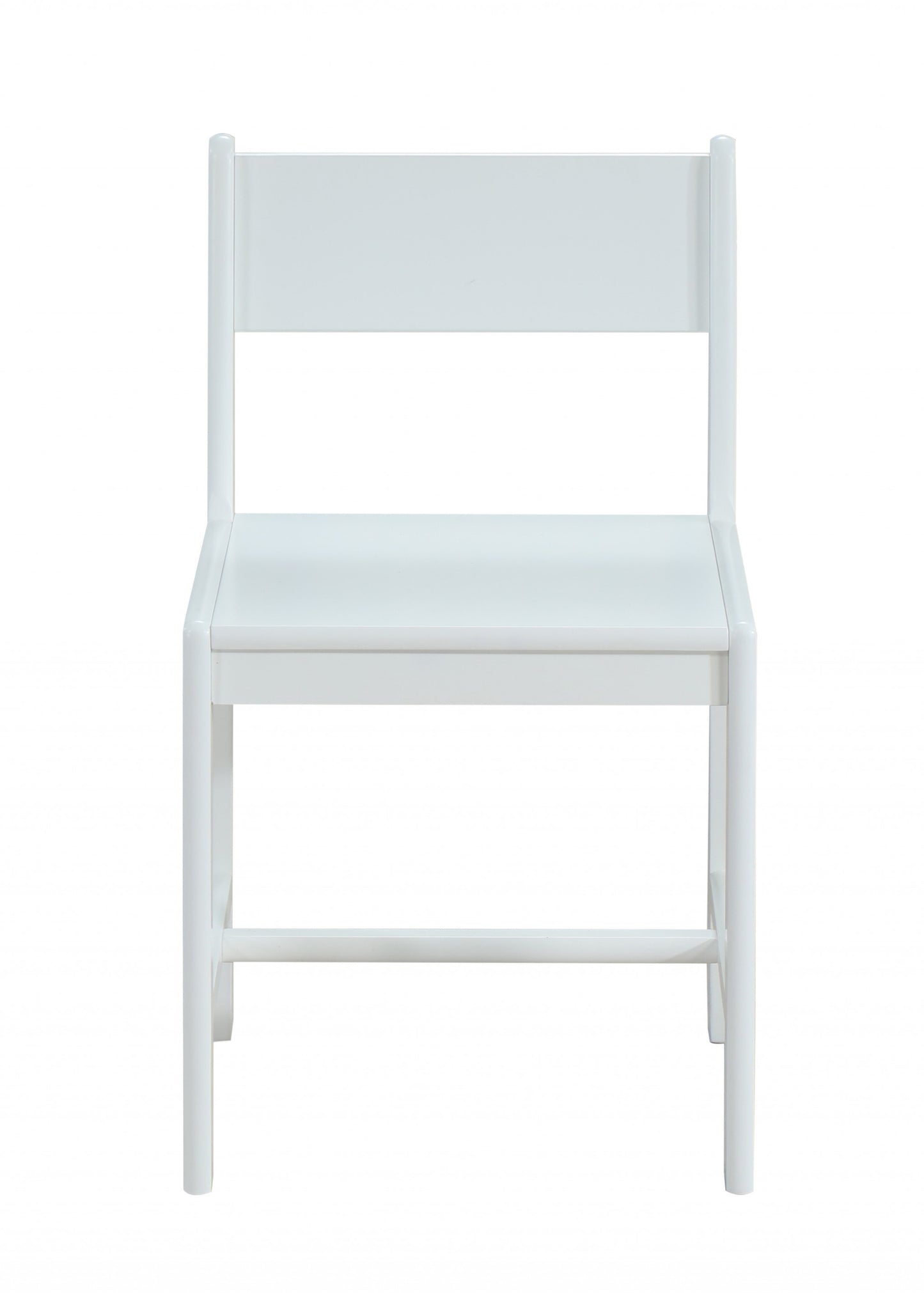 Classic White Wooden Stationary Chair By Homeroots | Accent Chairs | Modishstore - 2