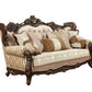 Fabric Walnut Upholstery Wood LegTrim Sofa w Pillows By Homeroots - 348225 | Sofas | Modishstore - 3