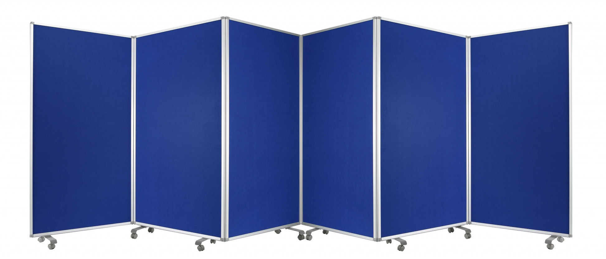 Green Rolling Three Panel Room Divider Screen By Homeroots | Room Dividers | Modishstore - 6