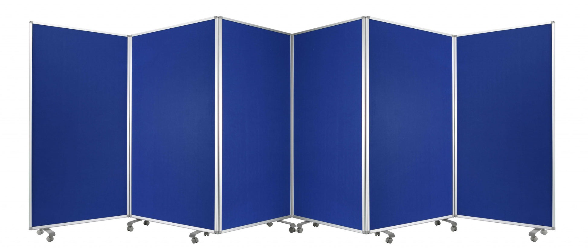 Green Rolling Three Panel Room Divider Screen By Homeroots | Room Dividers | Modishstore - 6