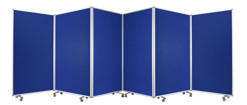 Green Rolling Three Panel Room Divider Screen By Homeroots | Room Dividers | Modishstore - 6