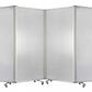 Green Rolling Three Panel Room Divider Screen By Homeroots | Room Dividers | Modishstore - 13