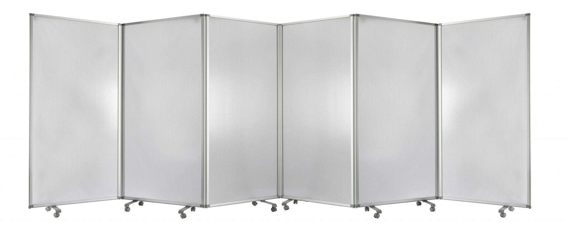 Green Rolling Three Panel Room Divider Screen By Homeroots | Room Dividers | Modishstore - 13
