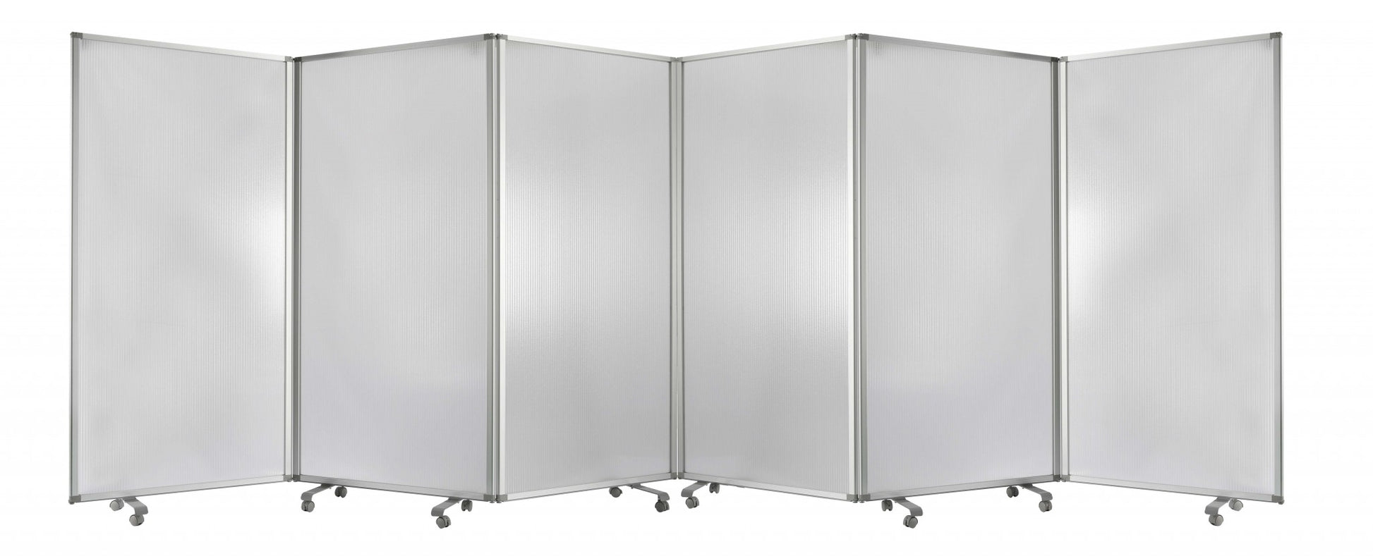 Green Rolling Three Panel Room Divider Screen By Homeroots | Room Dividers | Modishstore - 13
