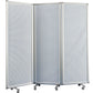 White Metal And Alloy - Screen By Homeroots | Room Dividers | Modishstore - 2