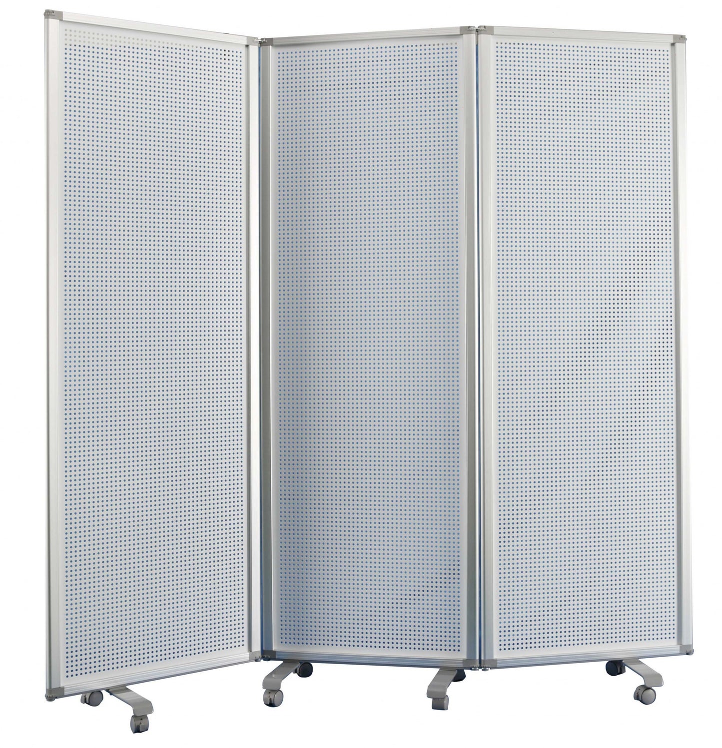 White Metal And Alloy - Screen By Homeroots | Room Dividers | Modishstore - 2