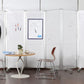 White Metal And Alloy - Screen By Homeroots | Room Dividers | Modishstore