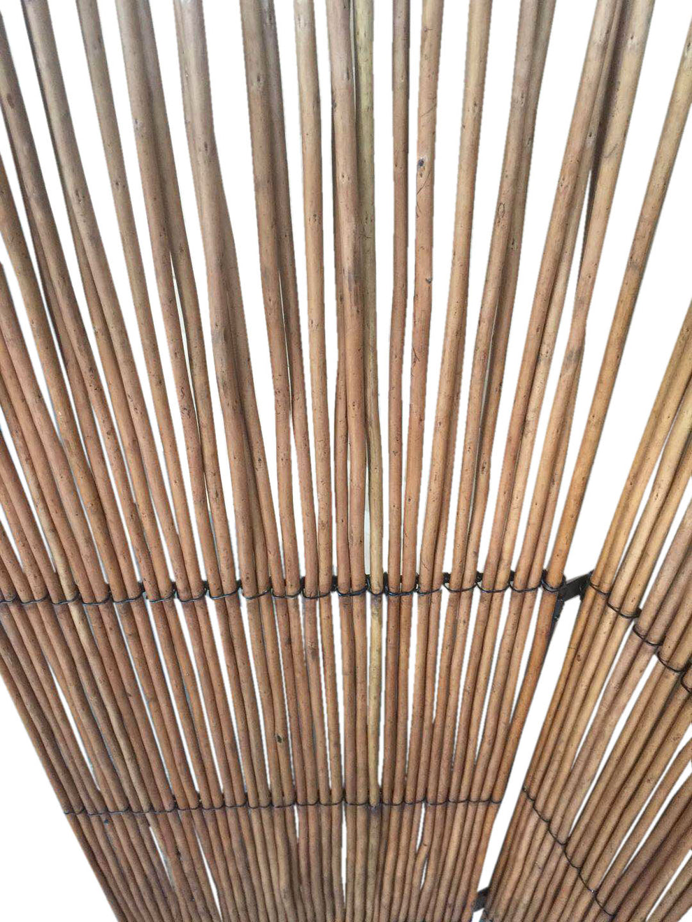 Three Panel Natural Willow Room Divider Screen By Homeroots | Room Dividers | Modishstore - 3