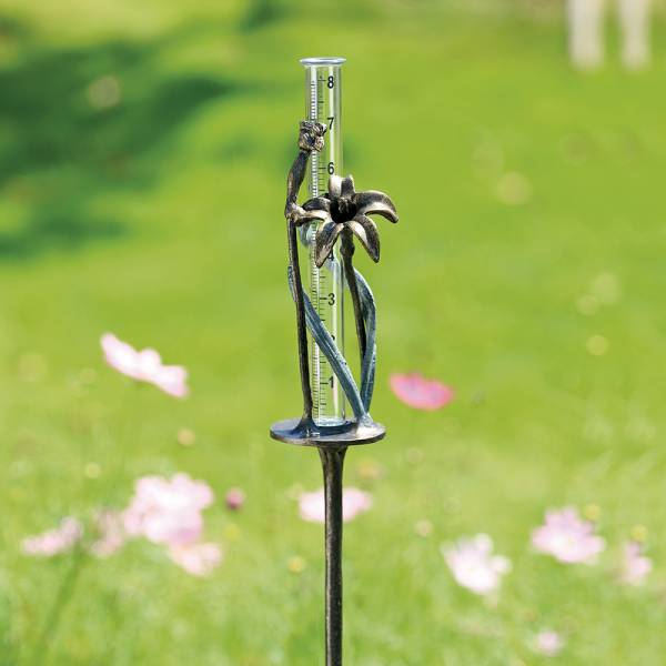Flower and Bee Rain Watcher Garden Stake By SPI Home | Outdoor Decor | Modishstore
