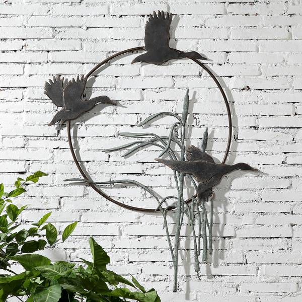 Duck Trio Garden Wall Hanging By SPI Home | Wall Decor | Modishstore