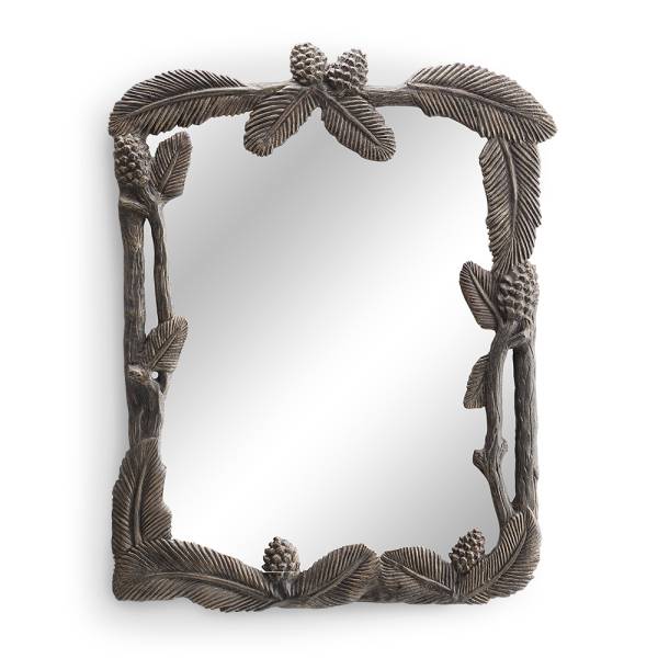Pinecone and Leaf Wall Mirror By SPI Home | Mirrors | Modishstore
