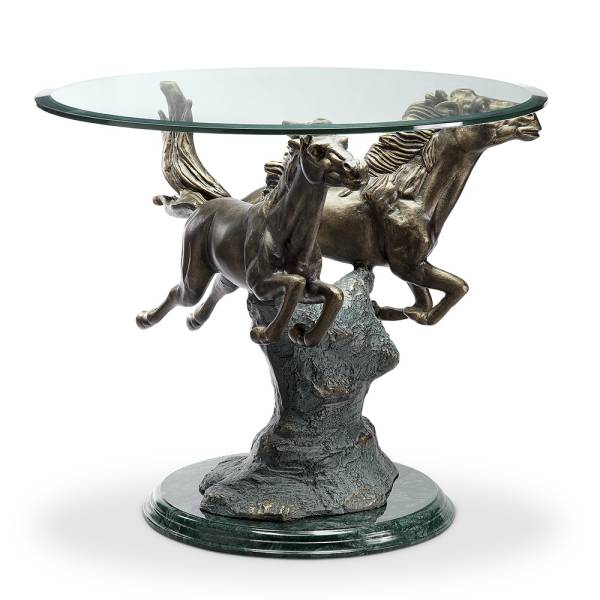 Running Horse Pair End Table By SPI Home | End Tables | Modishstore-4