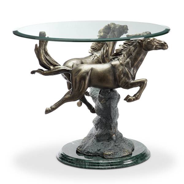 Running Horse Pair End Table By SPI Home | End Tables | Modishstore-5