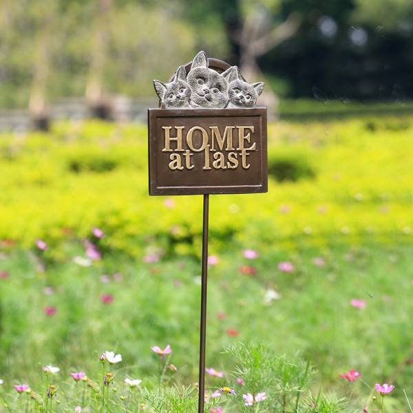Home at Last Garden Sign on Stake By SPI Home | Outdoor Decor | Modishstore