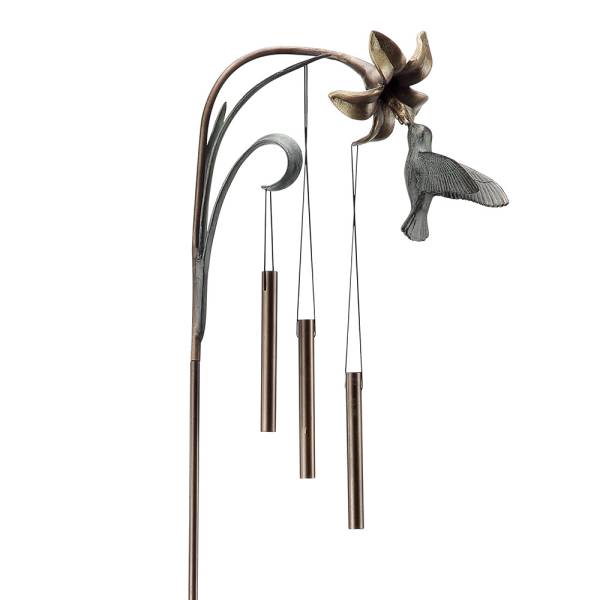 Hummingbird Windbell on Stake By SPI Home | Outdoor Decor | Modishstore-3