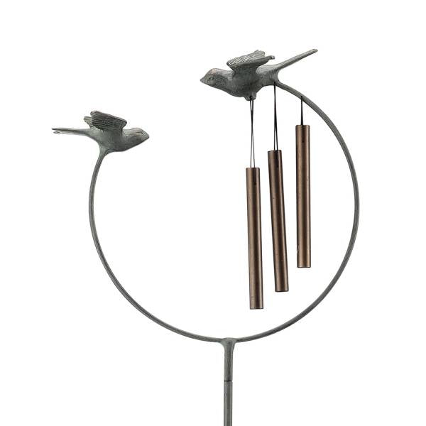 Bird Pair Windbell on Stake By SPI Home | Outdoor Decor | Modishstore-3