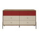 Manhattan Comfort Joy 59" Wide Double Dresser with 6 Full Extension Drawers | Dressers | Modishstore-4
