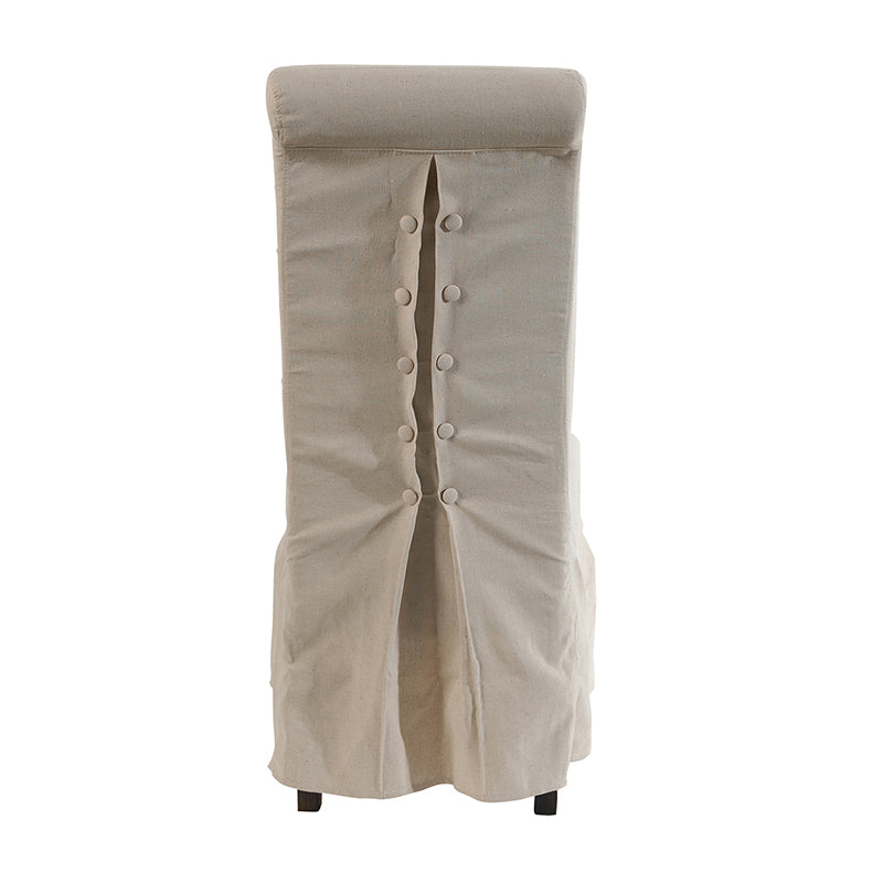 A&B Home Laramie Skirted Parsons Chair - Thumbnail 2