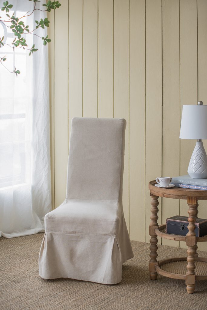 A&B Home Laramie Skirted Parsons Chair - Set Of 2 - 8
