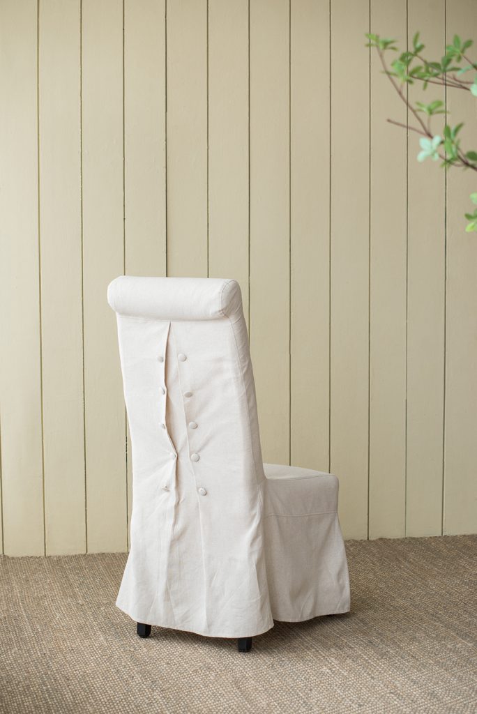 A&B Home Laramie Skirted Parsons Chair - Set Of 2 | Dining Chairs | Modishstore - 3