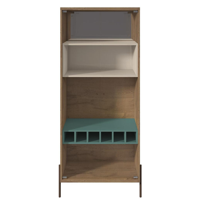 Manhattan Comfort Joy 8-Bottle Wine Cabinet with 4 Shelves | Cabinets | Modishstore-2