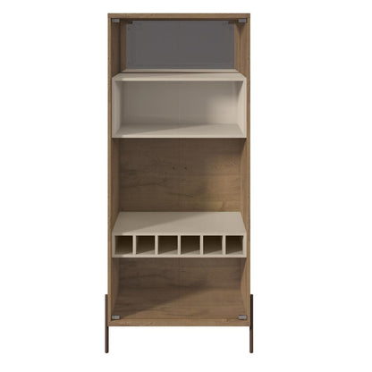 Manhattan Comfort Joy 8-Bottle Wine Cabinet with 4 Shelves | Cabinets | Modishstore-3