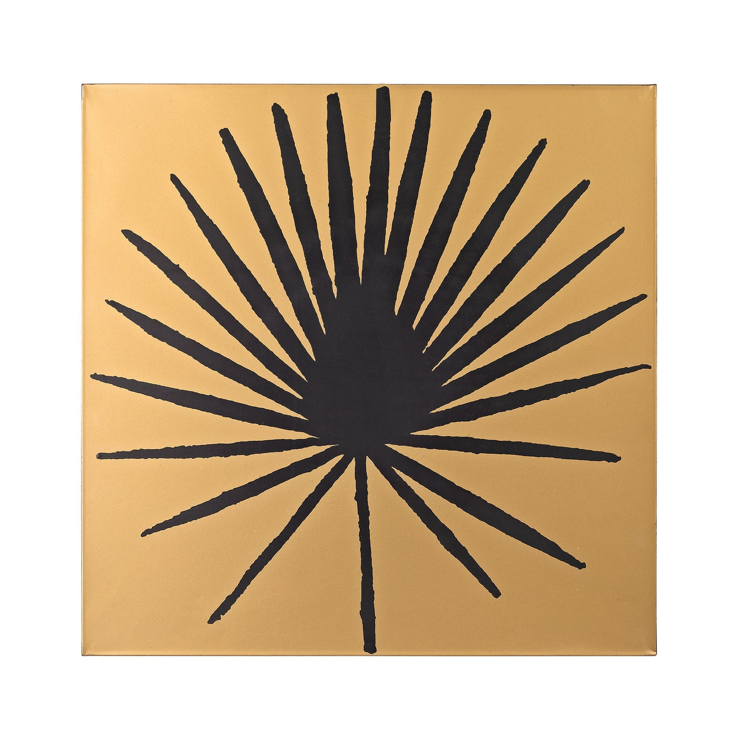 Sterling Industries Palm Frond on Metallic Gold Wood | Modishstore | Wall Decor