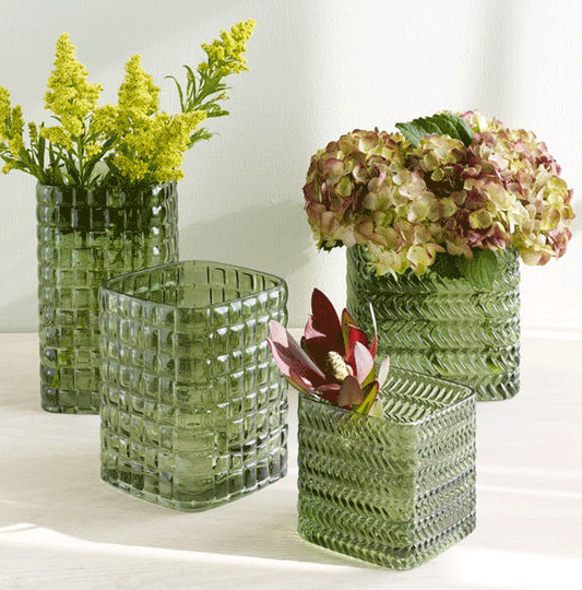 Greenwich™ Vase (Set of 6) by Texture Designideas | Vases | Modishstore