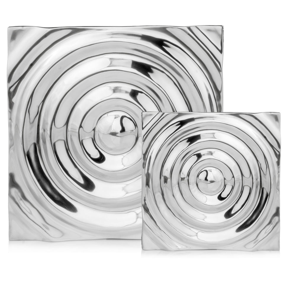 Buffed Large Rippled Wall Tile By Homeroots | Wall Decor | Modishstore - 2