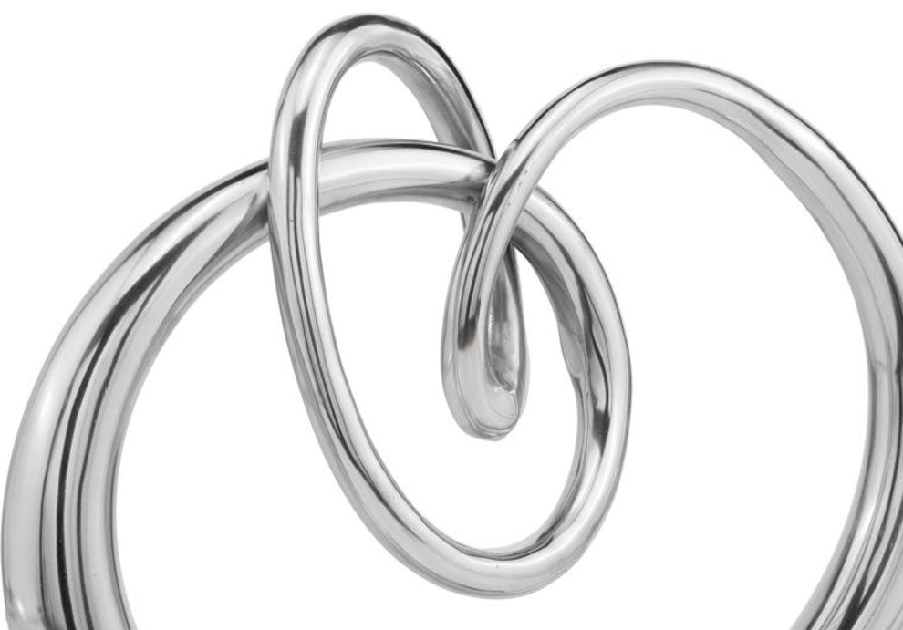 Buffed Twisted Knot Sculpture By Homeroots | Sculptures | Modishstore - 3